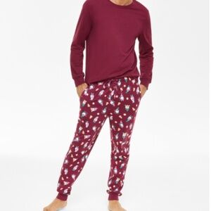 Holiday Lane Men's Cotton Mix It Matching Family Pajamas Set Size XL NWT